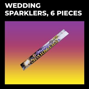 *Reserved* 14 - 6ct packs of wedding sparklers